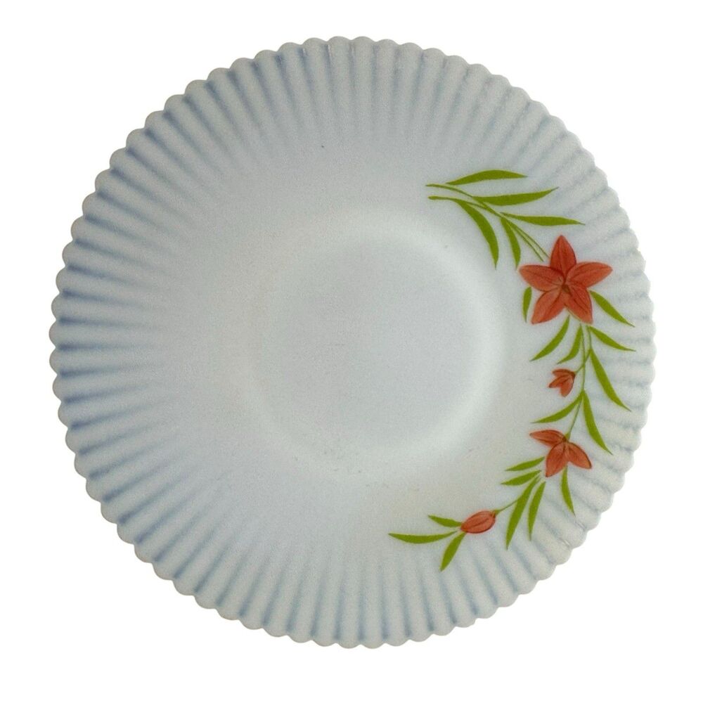 Vintage MacBeth Evans Petalware Monax Salver Platter Cake Plate Florette Pattern